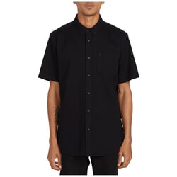 Volcom Everett Oxford Short Sleeve Shirt in New Black for men