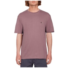 Volcom Stone Blanks Short Sleeve T-Shirt in Bordeaux Brown for men