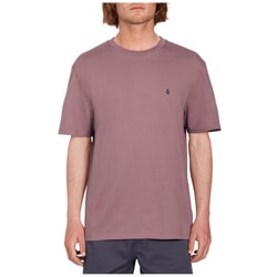 Volcom Stone Blanks Short Sleeve T-Shirt in Bordeaux Brown for men
