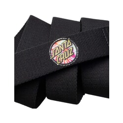 Arcade Dot Slim Santa Cruz Webbing Belt in Black/Tie Dye