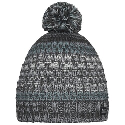 Barts Nathanial Bobble Hat in Dark Heather