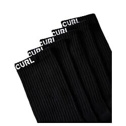 Rip Curl Brand Crew Sock 5-Pk Crew Socks in Black