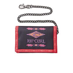 Rip Curl Diamond Chain Polyester Wallet in Red/Black