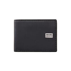 Rip Curl Marked RFID All Day Leather Wallet in Black