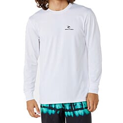 Rip Curl Search Series Long Sleeve Surf Tee in White