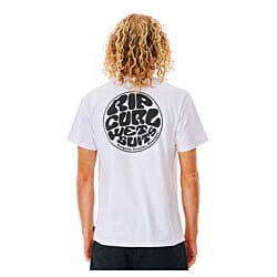 Rip Curl Wetsuit Icon Short Sleeve T-Shirt in White