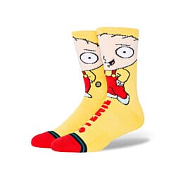 Stance Stewie Family Guy Crew Socks in Yellow