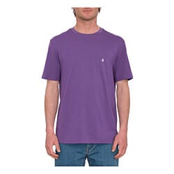 Volcom Stone Blanks Short Sleeve T-Shirt in Deep Purple