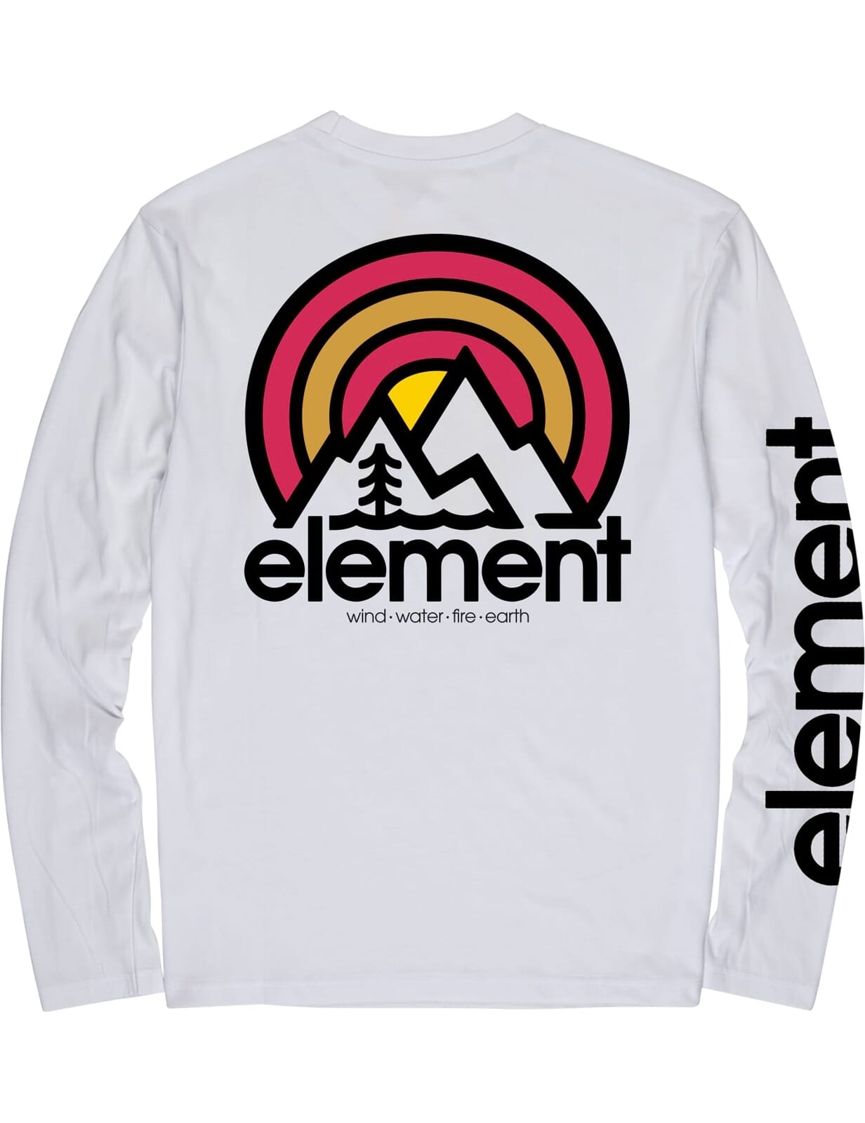 Element Sonata Long Sleeved T-Shirt Optic White 