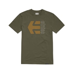 Etnies Corp Combo Short Sleeve T-Shirt in Military