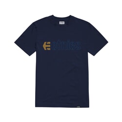 Etnies Ecorp Short Sleeve T-Shirt in Navy/Gum
