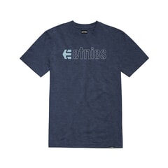Etnies Ecorp Short Sleeve T-Shirt in Navy/Heather