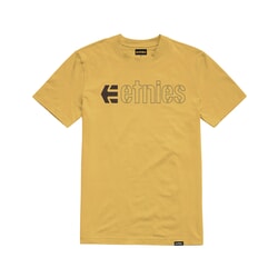 Etnies Ecorp Tee Short Sleeve T-Shirt in Gold/Black