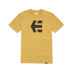 Etnies Icon Short Sleeve T-Shirt in Mustard 