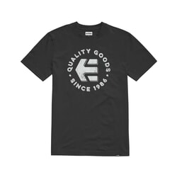 Etnies Since 1986 Short Sleeve T-Shirt in Black/White 