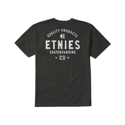 Etnies Skate Co Short Sleeve T-Shirt in Black /White