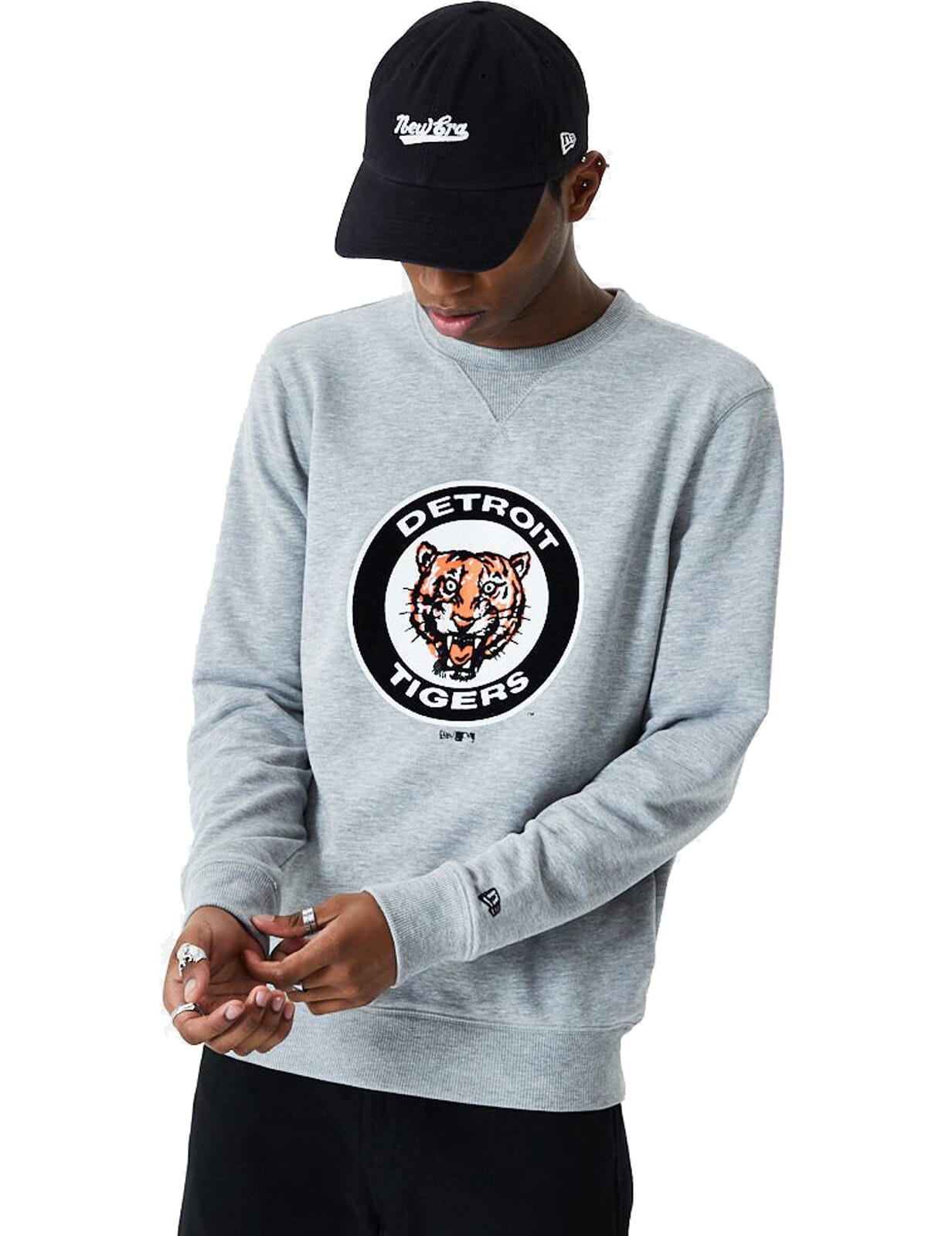 MLB Detroit Tigers Diamond Fleece Crew Sweatshirt  