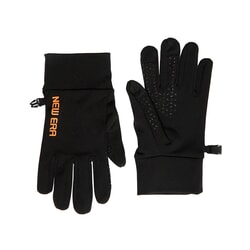 New Era Electronic Touch Gloves in Black/Orange