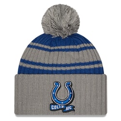New Era Indianapolis Colts Sideline Sport Knit Bobble Hat