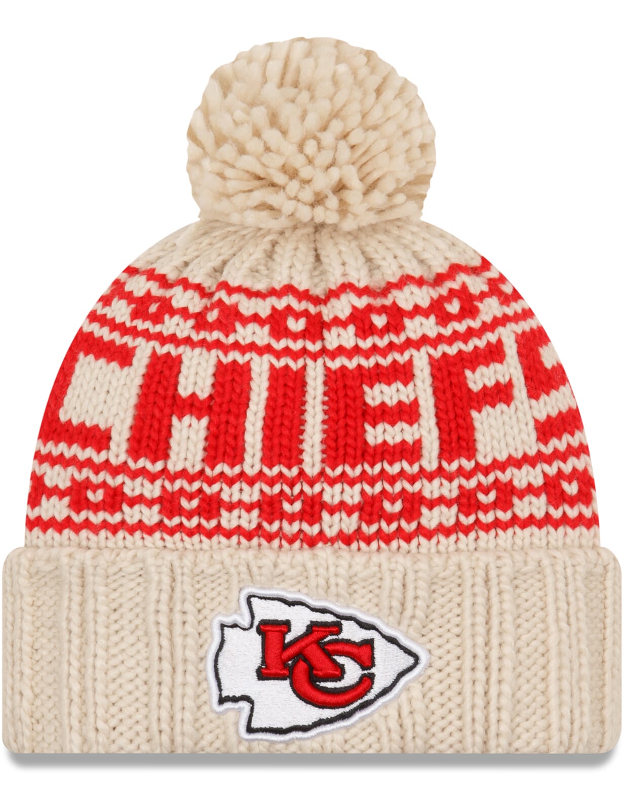 Official New Era Kansas City Chiefs Bobble Knit A6087_B85