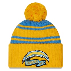 New Era Los Angeles Chargers Sideline Sport Knit Bobble Hat