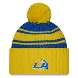 New Era Los Angeles Rams NFL Sideline Sport Knit Bobble Hat