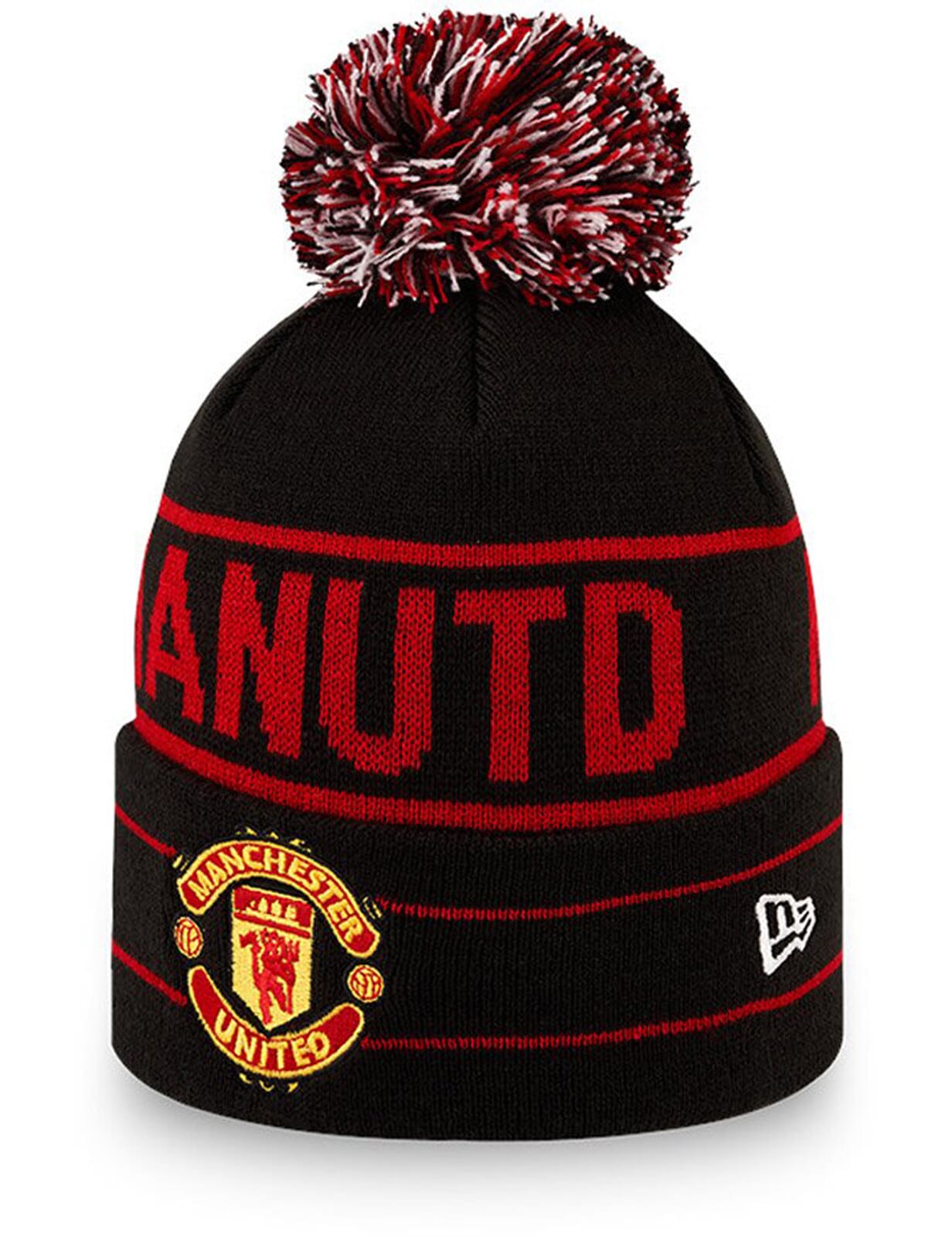 manchester united bobble hat retro