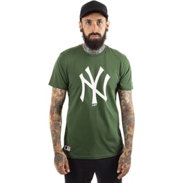 New era Geometric Camo New York Yankees Short Sleeve T-Shirt Green