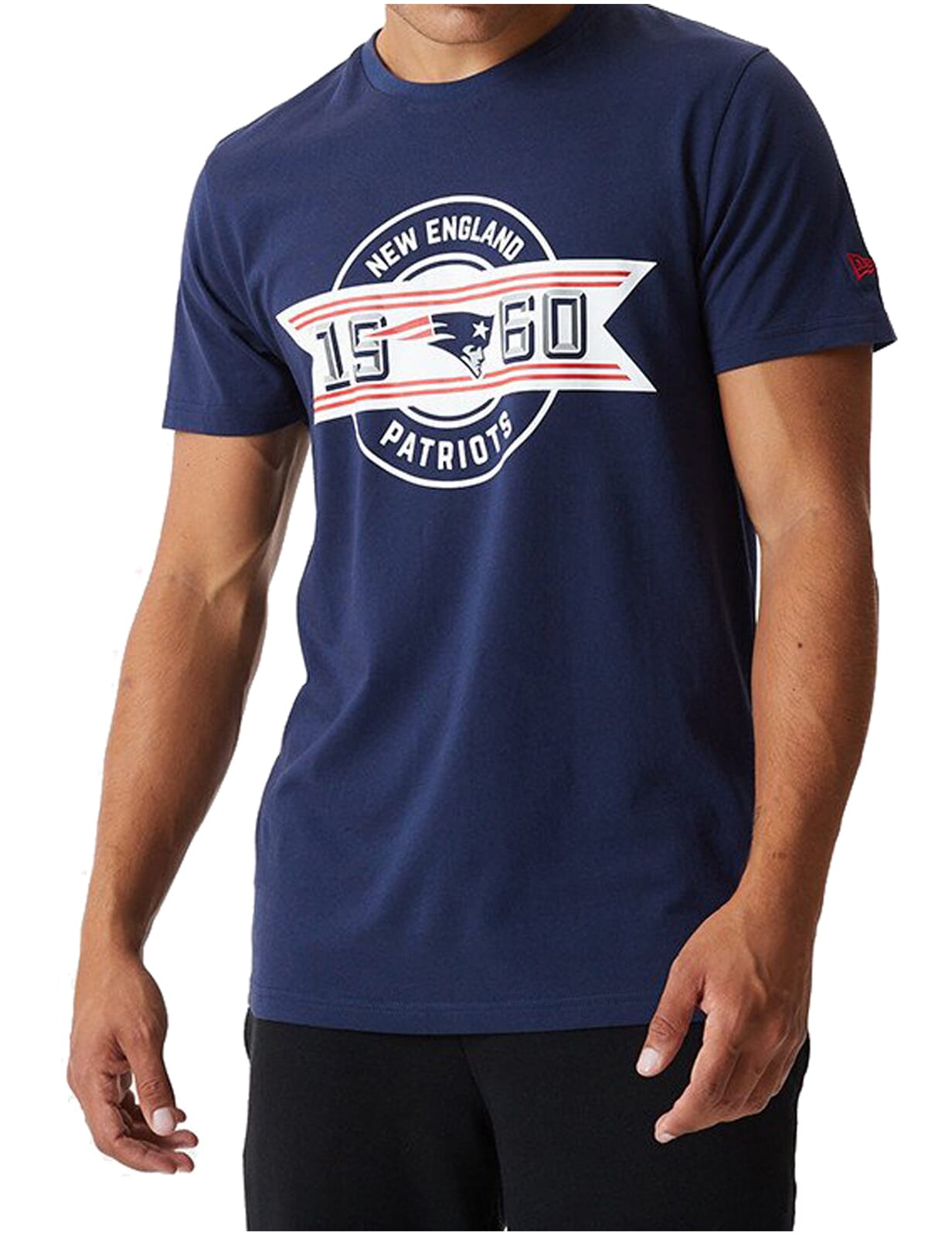 New era NFL Oversized New England Patriots Short Sleeve T-Shirt Blue