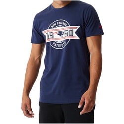 New Era New England Patriots Short Sleeve T-Shirt in Blue