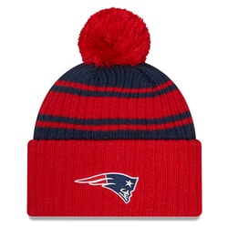 New Era New England Patriots NFL Sideline Sport Knit Bobble Hat