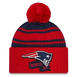New Era New England Patriots Sideline Sport Knit Bobble Hat