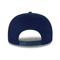 New Era New England Patriots NFL Team Colour 9FIFTY Stretch Scap Curved Peak Cap in Navy