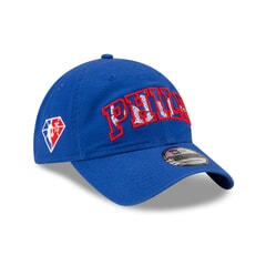 New Era Philadelphia 76ers Draft 9TWENTY Curved Peak Cap in Offical Team Colour
