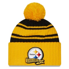 New Era Pittsburgh Steelers Sideline Sport Knit Bobble Hat