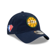 New Era Utah Jazz Draft 9TWENTY Curved Peak Cap in Offical Team Colour