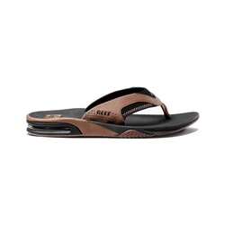 Reef Fanning Sandals in Black And Tan