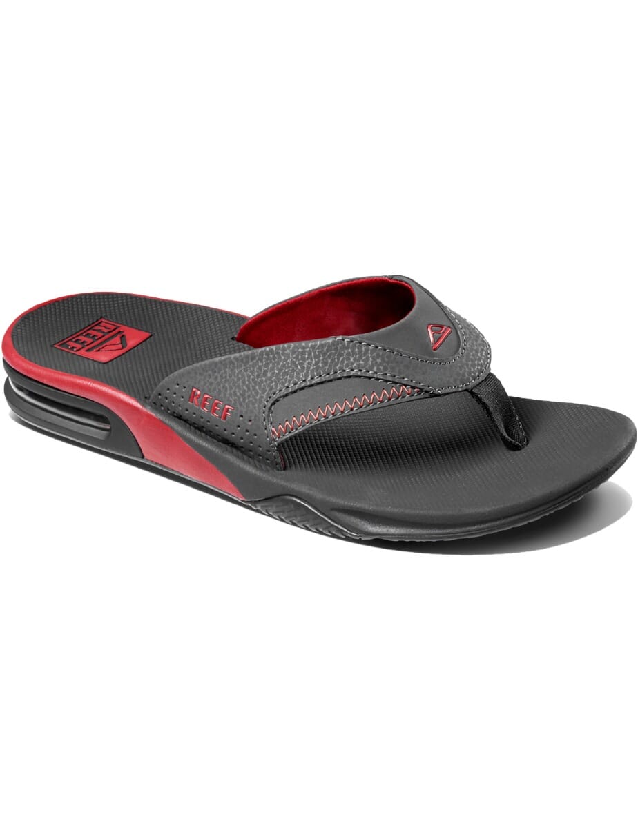 Reef Fanning Sandals in Red Raven