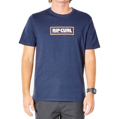 Rip Curl Big Mumma Icon Short Sleeve T-Shirt in Navy
