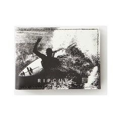 Rip Curl Combo PU Slim Faux Leather Wallet in Black/White