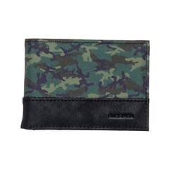 Rip Curl Combo Slim Faux Leather Wallet in Dark Olive