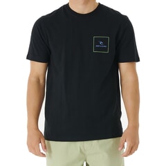 Rip Curl Corp Icon Short Sleeve T-Shirt in Black
