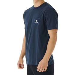 Rip Curl Corp Icon Short Sleeve T-Shirt in Dark Navy