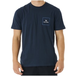 Rip Curl Corp Icon Short Sleeve T-Shirt in Dark Navy
