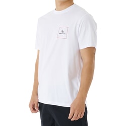 Rip Curl Corp Icon Short Sleeve T-Shirt in White