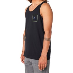 Rip Curl Corp Icon Sleeveless T-Shirt in Black