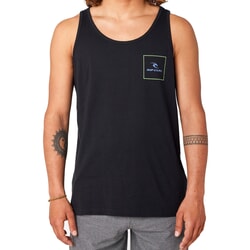 Rip Curl Corp Icon Sleeveless T-Shirt in Black