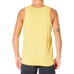 Rip Curl Corp Icon Sleeveless T-Shirt in Retro Yellow