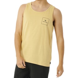 Rip Curl Corp Icon Sleeveless T-Shirt in Washed Yellow