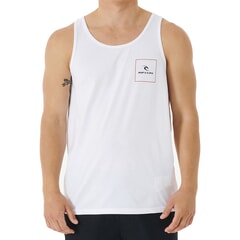 Rip Curl Corp Icon Sleeveless T-Shirt in White
